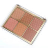 6 Color Square Face Palette (Pack of 3)